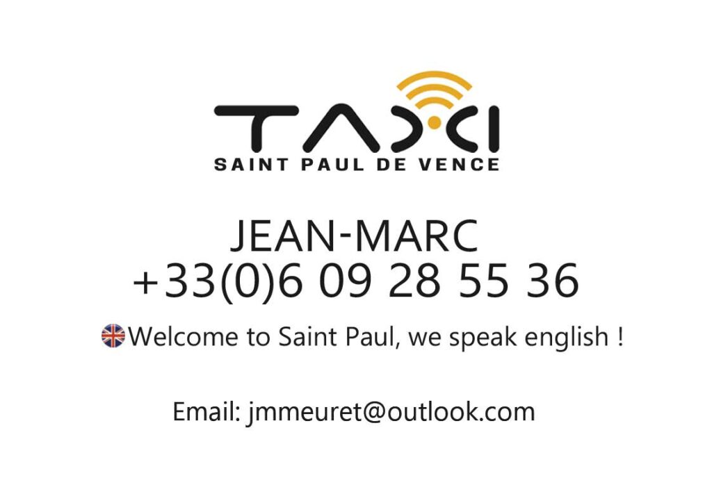 Taxi Saint Paul de Vence